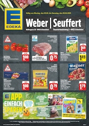EDEKA Prospekt für Schweinfurt mit 8} Seiten EDEKA Prospekt für Schweinfurt: "Wir lieben Lebensmittel!", 8 Seiten, 23.06.2025 - 28.06.2025