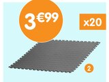 Lot de 20 dalles tenax - B&M à Lille Lot de 20 dalles tenax en promo chez B&M Lille à 3,99 €