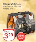 Winterbock im Angebot bei GLOBUS in Amberg Winterbock Angebote von Bitburger bei GLOBUS Amberg für 3,29 €