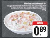 Fleischsalat nach Metzger-Art Angebote bei EDEKA Leipzig für 0,89 €