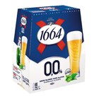 Bière Blonde 1664 Sans Alcool en promo chez Auchan Hypermarché Livry-Gargan à 3,85 €