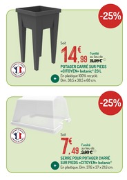 Offre Potager Carré dans le catalogue Botanic du moment à la page 3