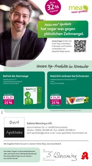 Aktueller mea - meine apotheke Prospekt (Hamminkeln, 4 Seiten zum blättern mea - meine apotheke Prospekt Unsere November-Angebote mit 4 Seiten