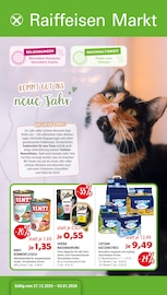 Aktueller Raiffeisen Markt Neunkirchen Prospekt mit Katzenfutter, "KOMMT GUT INS NEUE JAHR", Seite 1