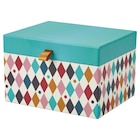 Schmuckkästchen mit Fächern Harlekinmuster/bunt von BUSENKEL für 11,99 € bei IKEA im Angebot Schmuckkästchen mit Fächern Harlekinmuster/bunt von BUSENKEL im aktuellen IKEA Prospekt