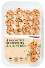Brochettes de crevettes à l'ail et au persil - Intermarché dans le catalogue Intermarché Hyper