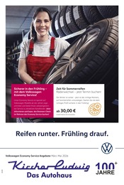 Volkswagen Prospekt für Künzell mit 1 Seite Volkswagen Prospekt für Künzell: "Der Frühling startet mit Power", 1 Seite, 01.03.2026 - 31.05.2026
