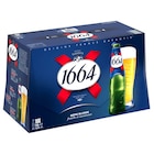 Bière blonde - 1664 en promo chez Carrefour Market Boulogne-sur-Mer à 9,15 €