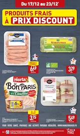 Promos Haché De Porc dans le catalogue "UN NOËL TRÈS GOURMAND" de Aldi à la page 28