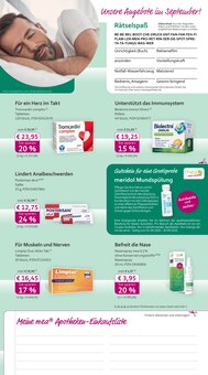 Nasenspray im aktuellen mea - meine apotheke Prospekt (München) Nasenspray im mea - meine apotheke Prospekt "Unsere September-Angebote" mit 4 Seiten (München)