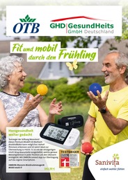 Aktueller OTB GmbH Sanitätshäuser Prospekt für Altlandsberg: Fit und mobil durch den Frühling mit 6} Seiten, 13.03.2024 - 31.05.2024