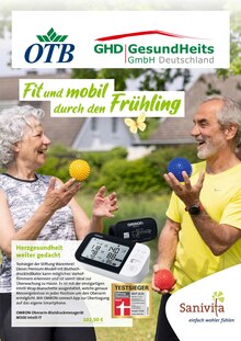 OTB GmbH Prospekt Fit und mobil durch den Frühling mit  Seiten