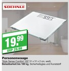 Personenwaage Style Sense Comfort 100 Angebote von Soehnle bei EGGER Fachmarkt Landshut für 19,99 €