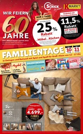 Aktueller Wohn Schick Möbel & Einrichtung Prospekt in Dauchingen und Umgebung, "WIR FEIERN 60 JAHRE" mit 6 Seiten, 04.05.2024 - 18.05.2024
