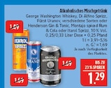 Aktuelle Gin Angebote bei Marktkauf in Fürth Aktuelles George Washington Whiskey Angebot bei Marktkauf in Fürth ab 1,29 €