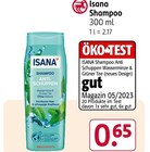 Shampoo Anti Schuppen Angebote von Isana bei Rossmann Waiblingen für 0,65 €