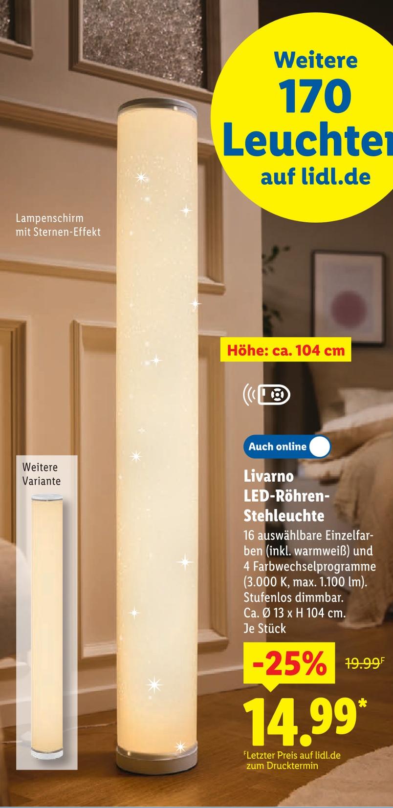 LED-Röhren-Stehleuchte