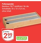 Folienspender im Angebot bei GLOBUS in Ludwigshafen Folienspender Angebote von Kesper bei GLOBUS Ludwigshafen für 2,99 €
