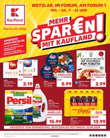 Cola im Kaufland Prospekt "Aktuelle Angebote" mit 56 Seiten (Marburg)