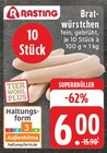 Bratwürstchen Angebote von Rasting bei EDEKA Troisdorf für 6,00 €