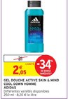 Gel douche Active skin & mind Cool Down homme - Adidas en promo chez Intermarché Montpellier à 2,05 €