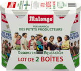 CAFÉ MOULU PUR ARABICA PETITS PRODUCTEURS MALONGO - MALONGO en promo chez Auchan Hypermarché Roubaix à 7,99 €