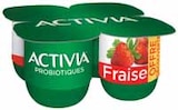 Yaourt aux probiotiques à la fraise en offre découverte - Activia en promo chez Intermarché Yaourt aux probiotiques à la fraise en offre découverte - Activia dans le catalogue Intermarché