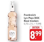 Pays DOC Rosé trocken bei EDEKA im Asperg Prospekt für 8,99 €