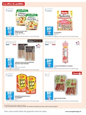 Promos Salami dans le catalogue "Encore + d'économies sur vos courses du quotidien" de Auchan Hypermarché à la page 2