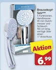 Brausekopf-Set für 6,99 € bei famila Nordwest im Angebot Brausekopf-Set im aktuellen famila Nordwest Prospekt