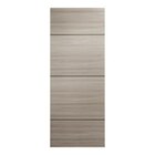 Porte coulissante MDF chêne grisé VALI - H. 204 x l. 83 x ep. 3,5 cm en promo chez Brico Dépôt Courbevoie à 145,00 €