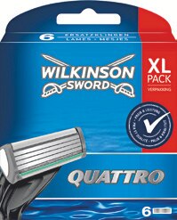 Quattro Titanium Sensitive Rasierklingen oder Quattro Rasierklingen bei Rossmann in Bremerhaven Quattro Titanium Sensitive Rasierklingen oder Quattro Rasierklingen im Angebot bei Rossmann Bremerhaven für 7,99 €