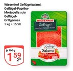 Geflügelsalami im Angebot bei GLOBUS in Castrop-Rauxel Geflügelsalami Angebote von Wiesenhof bei GLOBUS Castrop-Rauxel für 1,59 €