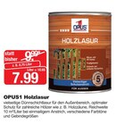 Holzlasur im Angebot bei Herbrügger in Hemer Holzlasur Angebote von OPUS1 bei Herbrügger Hemer für 7,99 €