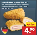 Puten-Schnitte 'Cordon Bleu Art' im aktuellen Netto Marken-Discount Prospekt