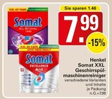 XXL Geschirrspülmaschinenreiniger im Angebot bei WEZ in Minden XXL Geschirrspülmaschinenreiniger Angebote von Somat bei WEZ Minden für 7,99 €