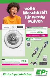 Aktueller EP: Elektromarkt Prospekt in Sindelfingen und Umgebung, "volle Waschkraft für wenig Pulver." mit 12 Seiten, 31.01.2025 - 15.02.2025