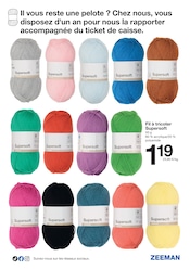 Loisirs Créatifs Angebote im Prospekt "Cette semaine : de jolis basiques pour tous." von Zeeman auf Seite 39