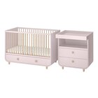 Babymöbel 2-tlg. blassrosa Angebote von MYLLRA bei IKEA Jena für 738,00 €