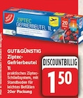 Ziptec-Gefrierbeutel von Gut&Günstig im aktuellen EDEKA Prospekt