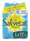 Eau minerale naturelle gazeuse - LA SALVETAT dans le catalogue Super U