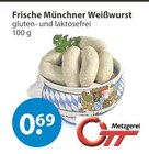 Frische Münchner Weißwurst im Angebot bei V-Markt in Regensburg Frische Münchner Weißwurst Angebote von Metzgerei Ott bei V-Markt Regensburg für 0,69 €