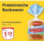 Eiweiß Sandwich von Harry im aktuellen GLOBUS Prospekt