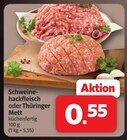 Schweinehackfleisch Angebote bei Markant Nordwest Aurich für 0,55 €