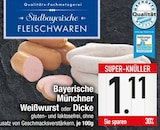 Bayerische Münchner Weißwurst bei EDEKA im Ruhmannsfelden Prospekt für 1,11 €