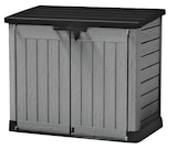 Promo Coffre en résine Sio Max Keter 1200 L gris avec couvercle noir L. 145,5 x P. 82 x H. 125 cm à 149,90 € dans le catalogue Castorama à Marseille