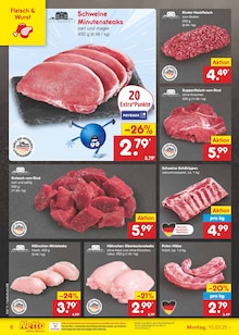 Schweinefilet im Netto Marken-Discount Prospekt "Aktuelle Angebote" mit 56 Seiten (Münster)