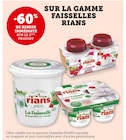 Super U Saint-Germain-du-Corbeïs - Promo -60% de remise immédiate sur le 2ème produit sur la gamme faisselles Rians Promo -60% de remise immédiate sur le 2ème produit sur la gamme faisselles Rians à dans le catalogue Super U à Saint-Germain-du-Corbeïs