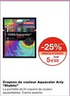 Crayons de couleur Aquacolor Arty - Stabilo à 5,99 € dans le catalogue Monoprix