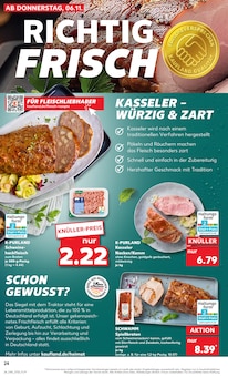 Kochschinken Angebot im Kaufland Prospekt, gültig von 06.11.2025 bis 12.11.2025 Kochschinken Angebot im aktuellen Kaufland Prospekt auf Seite 24